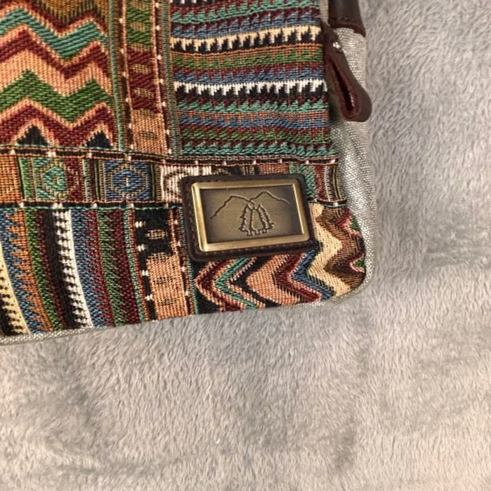 Boho Canvas Patchwork Crossbody Woven Tapestry Messenger Bag Triple Tree Canvas